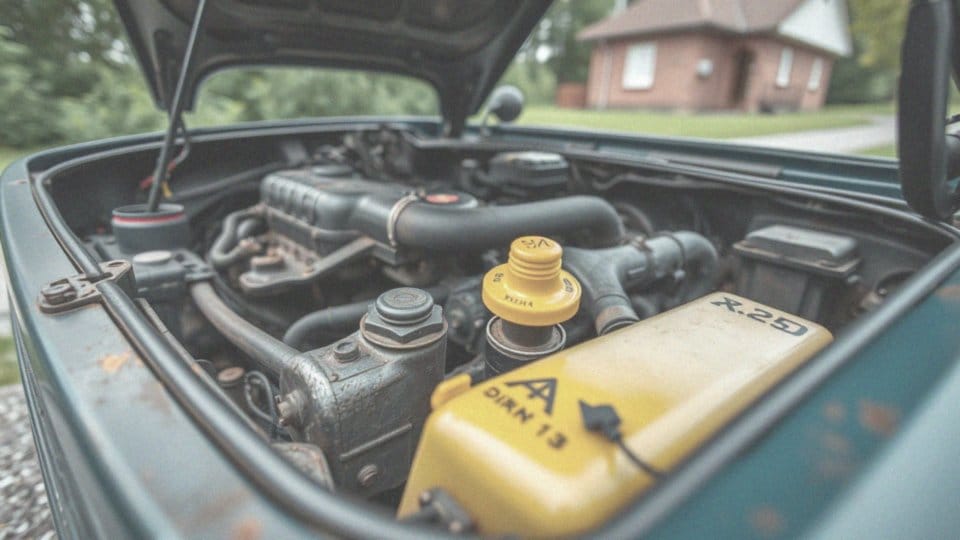 Jak sprawdzić poziom oleju w silniku Fiat Seicento 900?