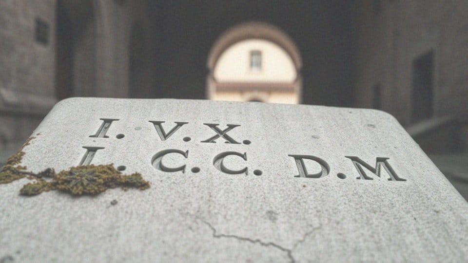 Jakie symbole są używane w liczbach rzymskich?