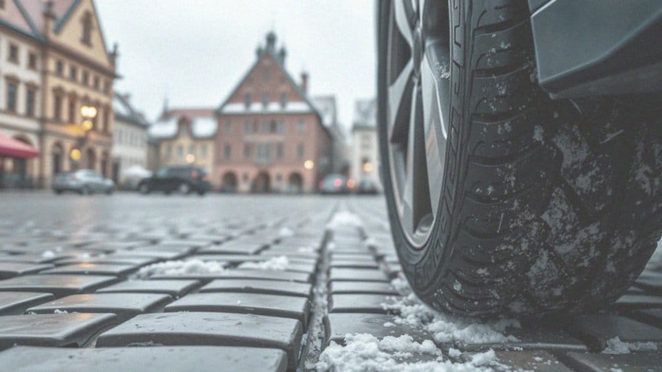 Jakie właściwości jezdne mają opony zimowe klasy średniej?