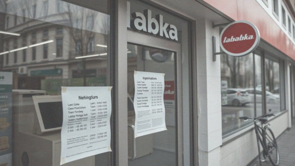 Czy można znaleźć kartki informacyjne o godzinach otwarcia w sklepach Żabka?