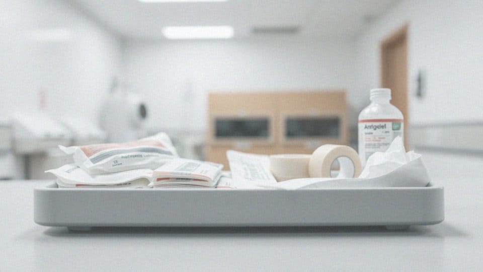 Jakie środki opatrunkowe stosuje się po chirurgicznym oczyszczaniu rany?