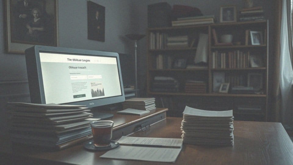 Gdzie szukać nekrologów online?