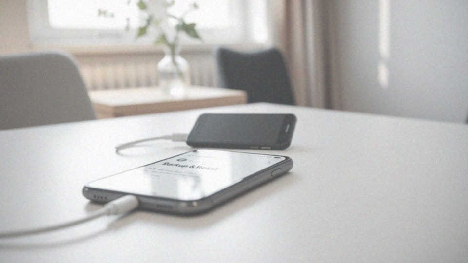 Jakie są kroki do przywrócenia ustawień fabrycznych w telefonie?