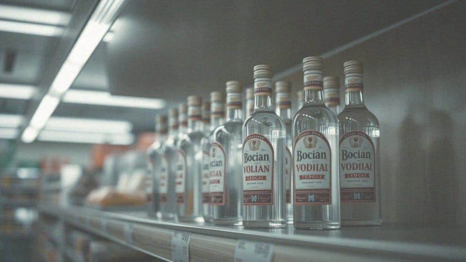 Co wpływa na cenę litra wódki Bocian?