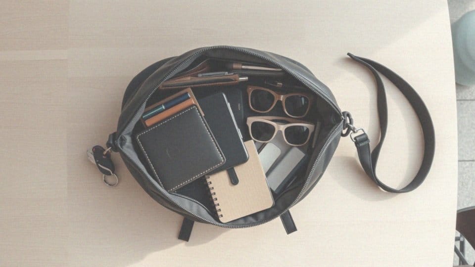 Jakie akcesoria można zmieścić w torebce crossbody dużej?