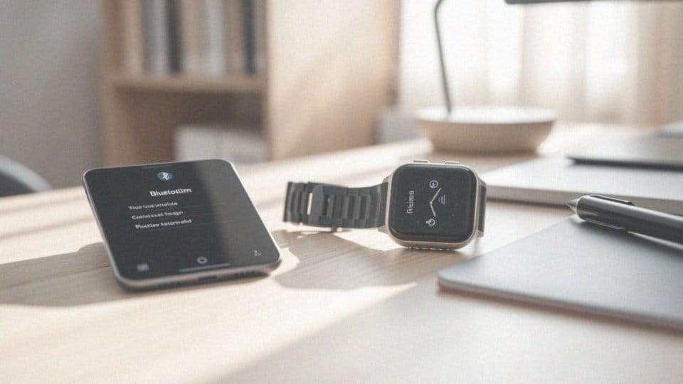 Jak sprawdzić połączenie Bluetooth między smartwatcham a telefonem?
