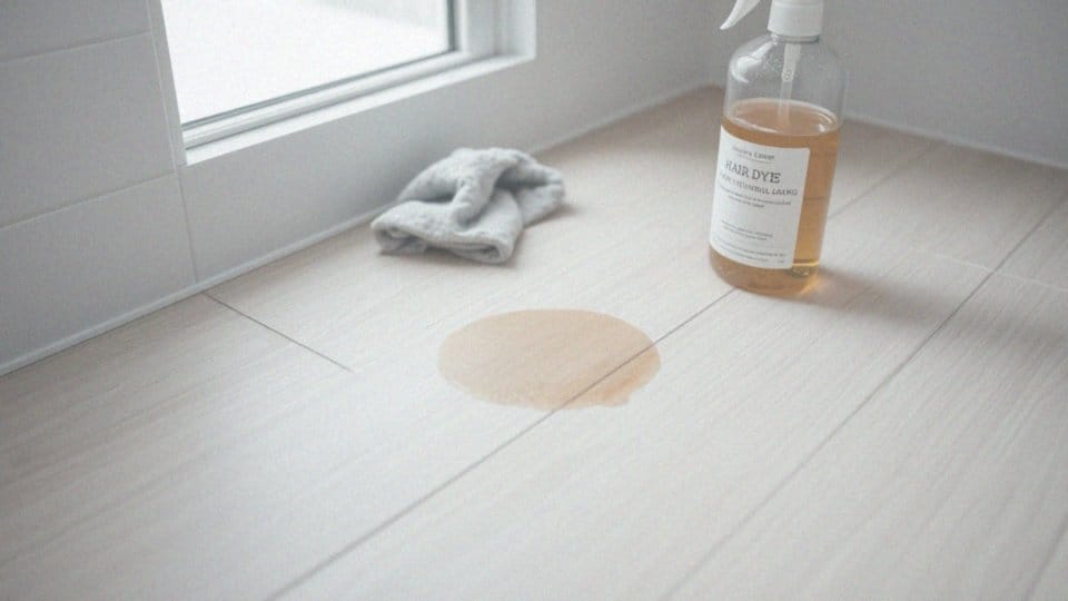 Jak woda utleniona może usunąć farbę do włosów z laminatów?