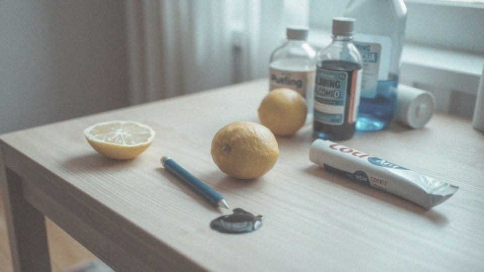 Czym zmyć tusz z długopisu? Skuteczne metody usuwania plam