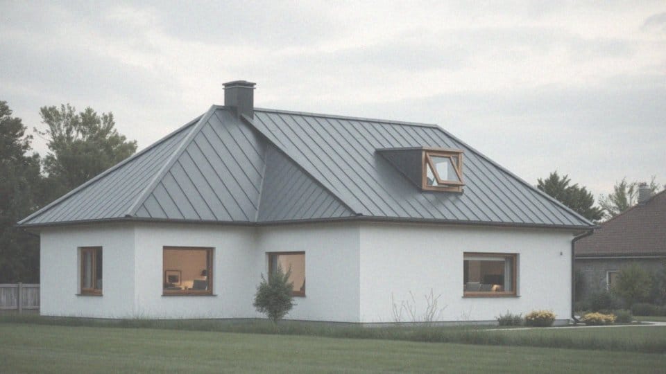 Dach antracyt okna orzech – harmonijne połączenie w architekturze