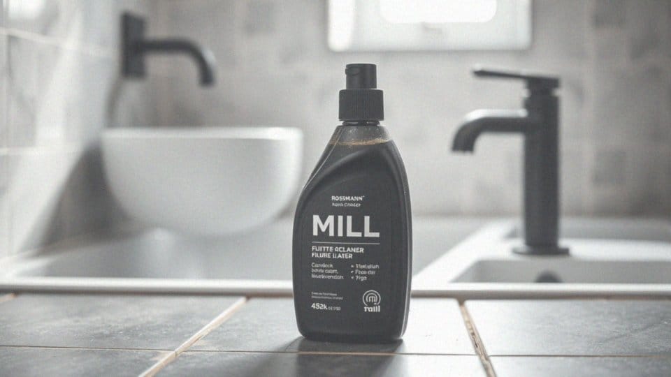 Do czarnej armatury Rossmann – jak dbać i jakie płyny stosować?