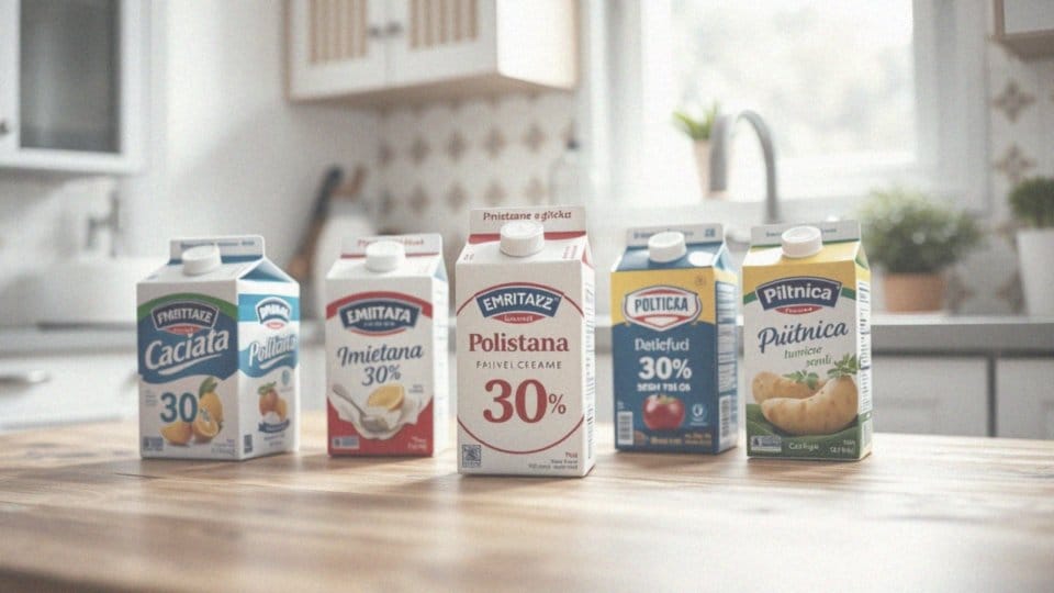 Ile kosztuje śmietana 30%? Ceny i rodzaje dostępne na rynku