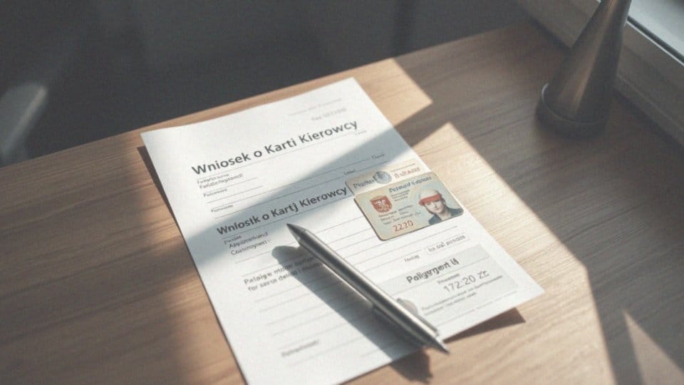 Wniosek o wydanie karty kierowcy – krok po kroku do uzyskania